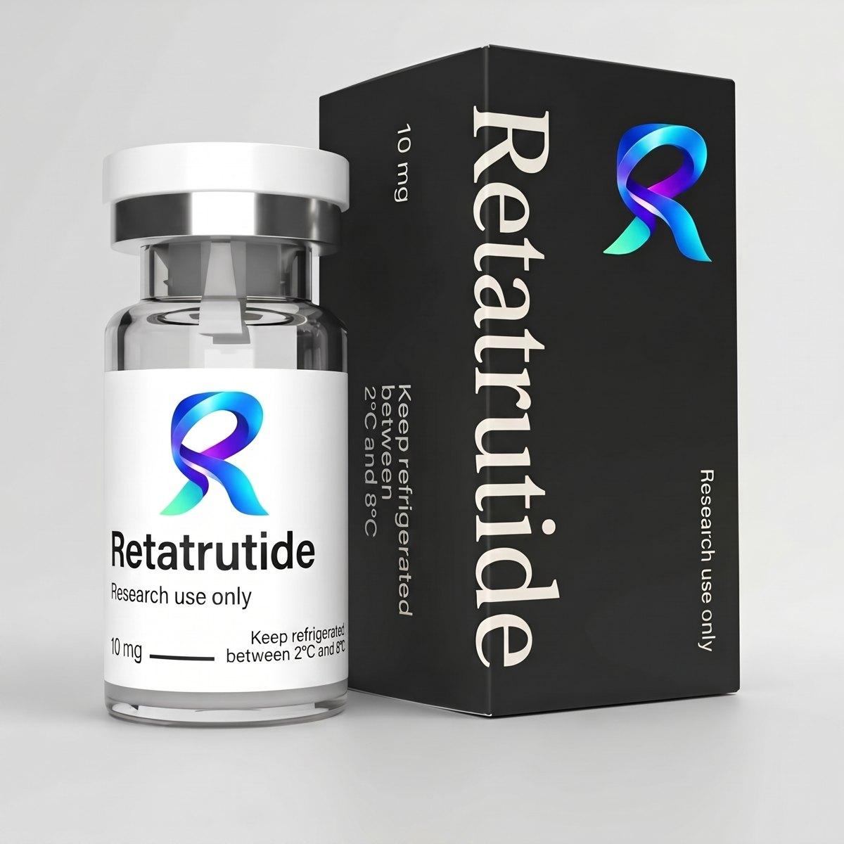 Retatrutide vial and box